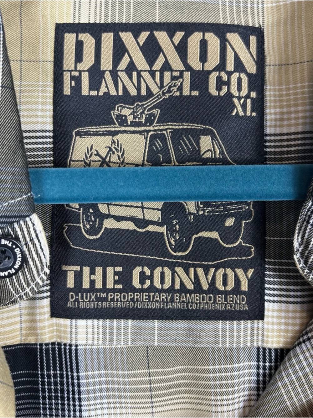 Dixxon The Convoy Bamboo Short Sleeve Shirt men’s XL - Picture 6 of 7
